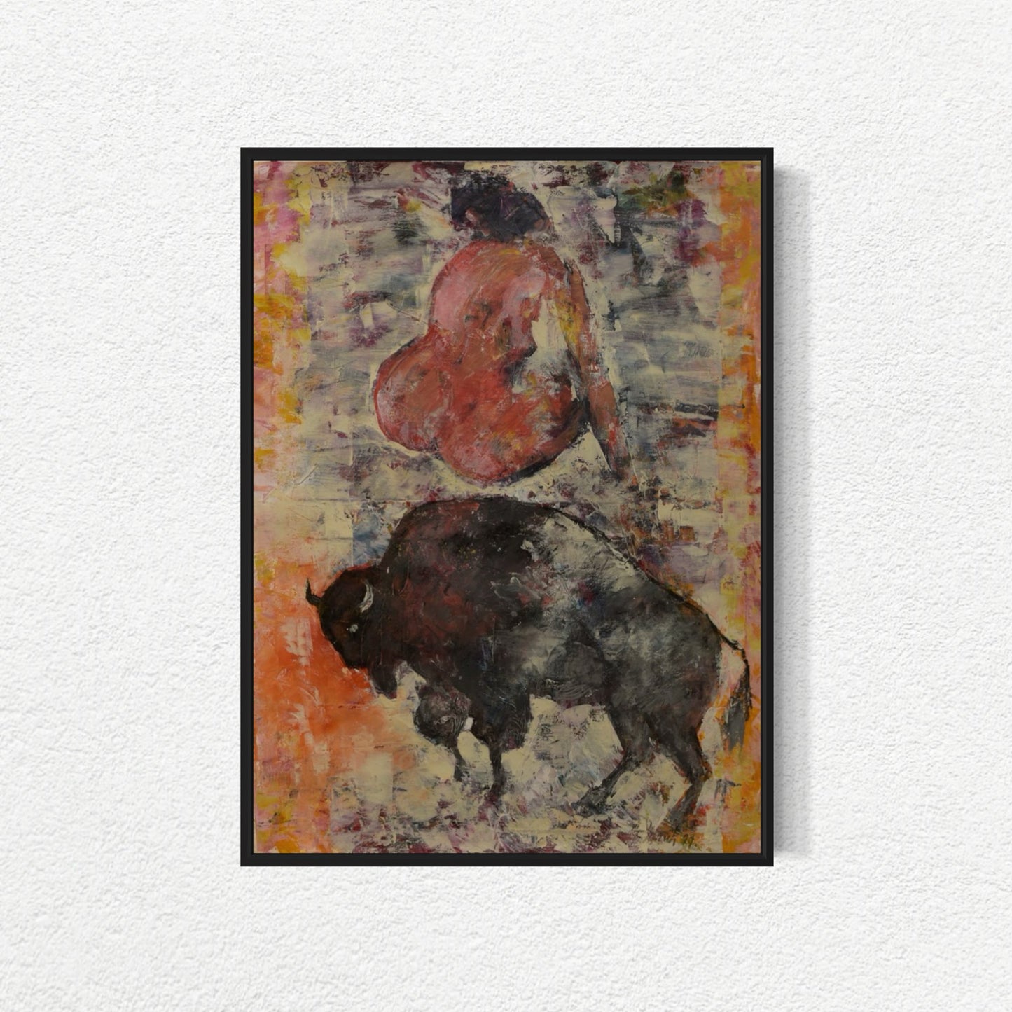 Woman and Bull