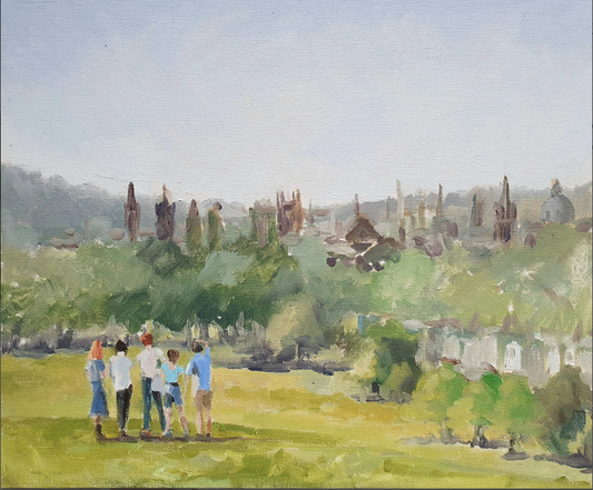 Admiring the view – South Park, Oxford