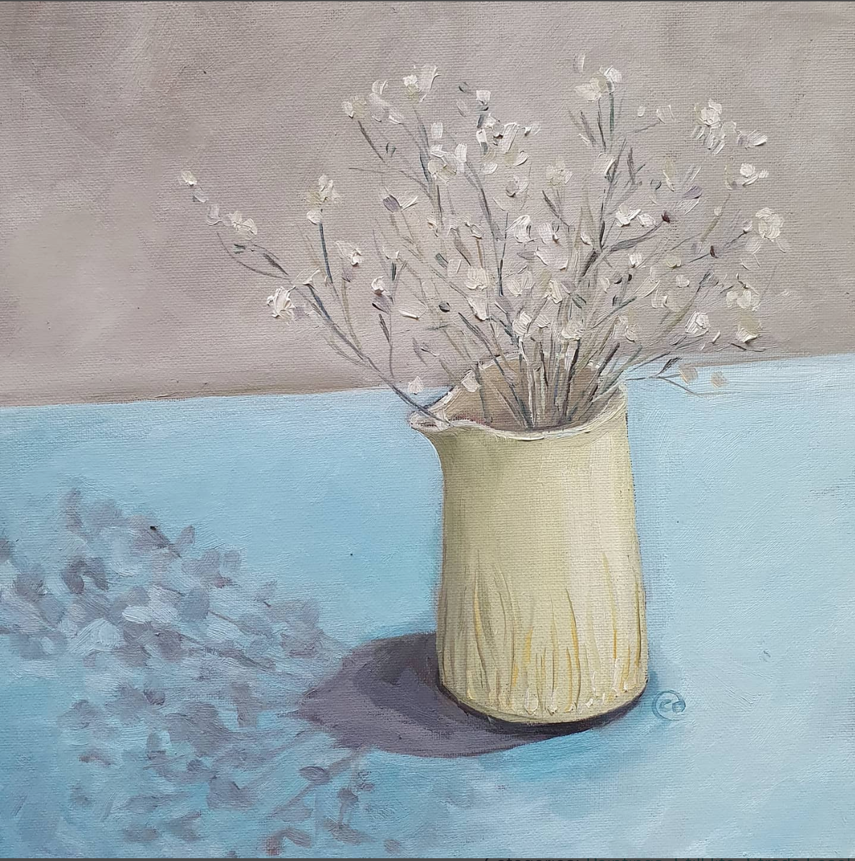 Little flowers in A Little Yellow Jug