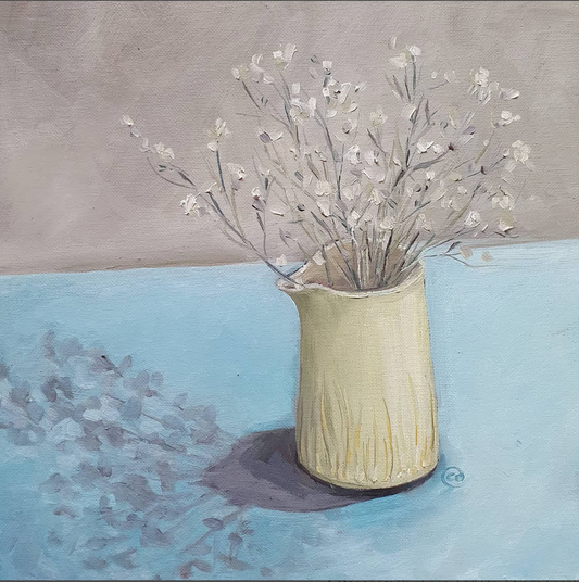 Little flowers in A Little Yellow Jug